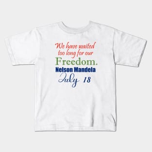 March For Freedom Kids T-Shirt